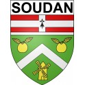 Soudan 44 ville Stickers blason autocollant adhésif