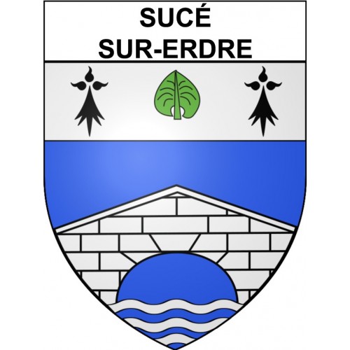 Stickers coat of arms Sucé-sur-Erdre adhesive sticker