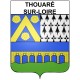Stickers coat of arms Thouaré-sur-Loire adhesive sticker