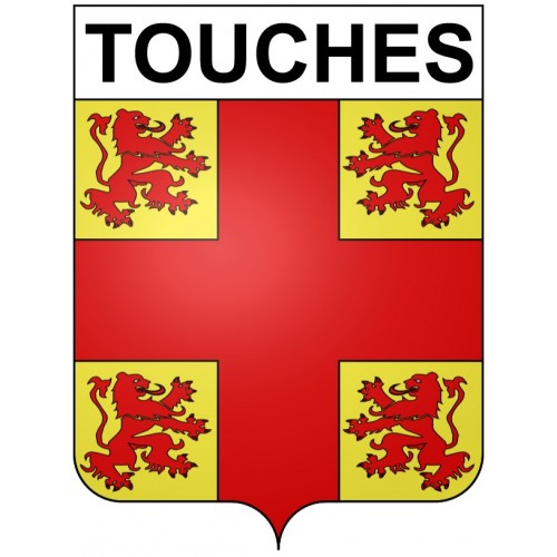 Touches Sticker wappen, gelsenkirchen, augsburg, klebender aufkleber