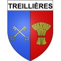 Treillières 44 ville Stickers blason autocollant adhésif