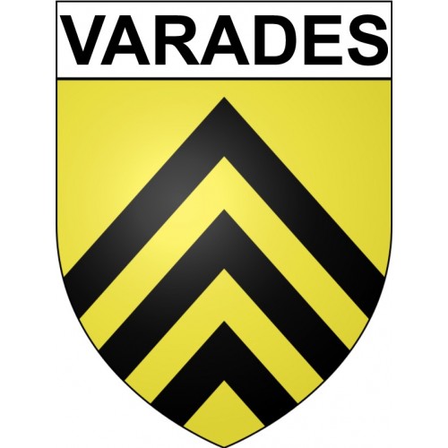 Varades 44 ville Stickers blason autocollant adhésif
