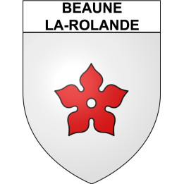 Beaune-la-Rolande Sticker wappen, gelsenkirchen, augsburg, klebender aufkleber