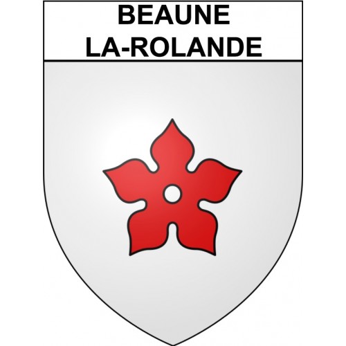Beaune-la-Rolande 45 ville Stickers blason autocollant adhésif