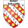 Bonny-sur-Loire 45 ville Stickers blason autocollant adhésif