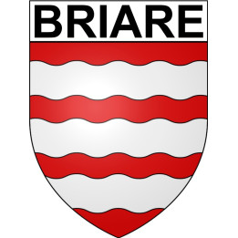 Briare 45 ville Stickers blason autocollant adhésif