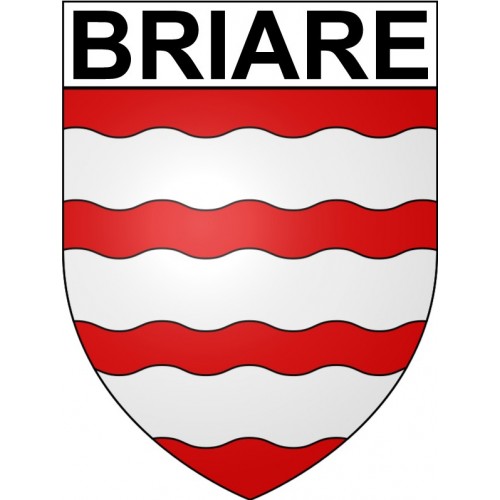 Briare Sticker wappen, gelsenkirchen, augsburg, klebender aufkleber