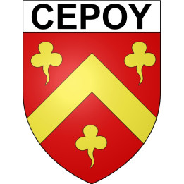 Cepoy 45 ville Stickers blason autocollant adhésif