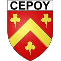 Cepoy 45 ville Stickers blason autocollant adhésif