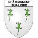 Châteauneuf-sur-Loire 45 ville Stickers blason autocollant adhésif