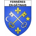 Ferrières-en-Gâtinais Sticker wappen, gelsenkirchen, augsburg, klebender aufkleber