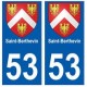 53 Saint-Berthevin blason autocollant plaque stickers ville