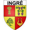 Stickers coat of arms Ingré adhesive sticker