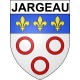Pegatinas escudo de armas de Jargeau adhesivo de la etiqueta engomada
