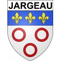 Jargeau Sticker wappen, gelsenkirchen, augsburg, klebender aufkleber