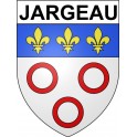 Pegatinas escudo de armas de Jargeau adhesivo de la etiqueta engomada