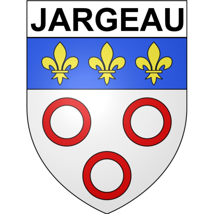 Stickers coat of arms Jargeau adhesive sticker