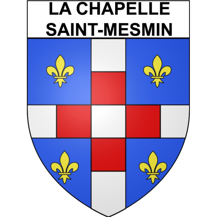 Stickers coat of arms La Chapelle-Saint-Mesmin adhesive sticker