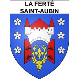 La Ferté-Saint-Aubin 45 ville Stickers blason autocollant adhésif
