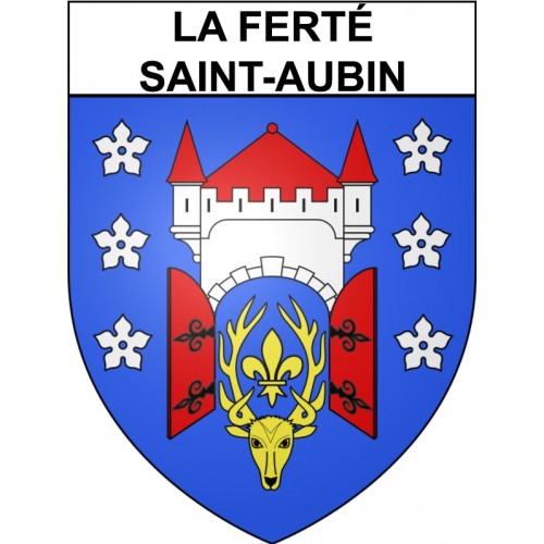 La Ferté-Saint-Aubin 45 ville Stickers blason autocollant adhésif