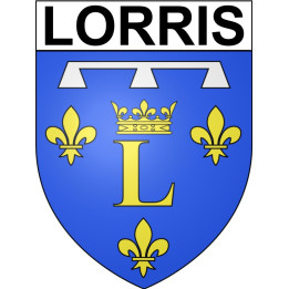 Stickers coat of arms Lorris adhesive sticker