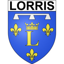 Stickers coat of arms Lorris adhesive sticker