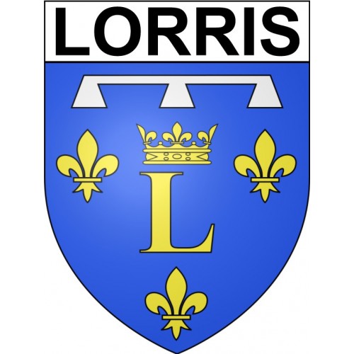 Adesivi stemma Lorris adesivo