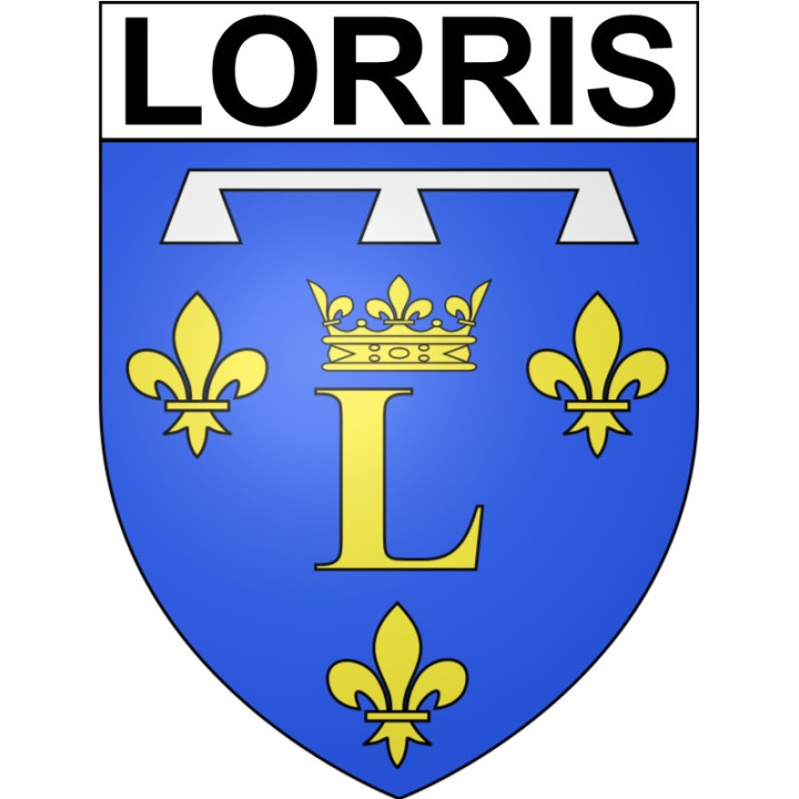 Stickers coat of arms Lorris adhesive sticker