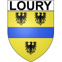 Stickers coat of arms Loury adhesive sticker