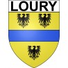 Adesivi stemma Loury adesivo