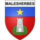 Malesherbes 45 ville Stickers blason autocollant adhésif