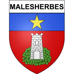 Malesherbes 45 ville Stickers blason autocollant adhésif