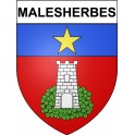 Adesivi stemma Malesherbes adesivo