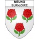 Stickers coat of arms Meung-sur-Loire adhesive sticker