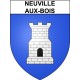 Stickers coat of arms Neuville-aux-Bois adhesive sticker