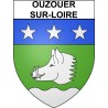 Ouzouer-sur-Loire 45 ville Stickers blason autocollant adhésif