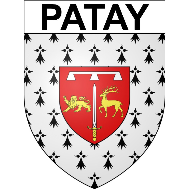 Patay 45 ville Stickers blason autocollant adhésif