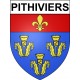 Stickers coat of arms Pithiviers adhesive sticker