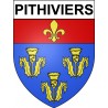 Stickers coat of arms Pithiviers adhesive sticker