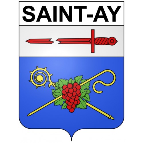 Saint-Ay Sticker wappen, gelsenkirchen, augsburg, klebender aufkleber