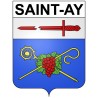 Stickers coat of arms Saint-Ay adhesive sticker