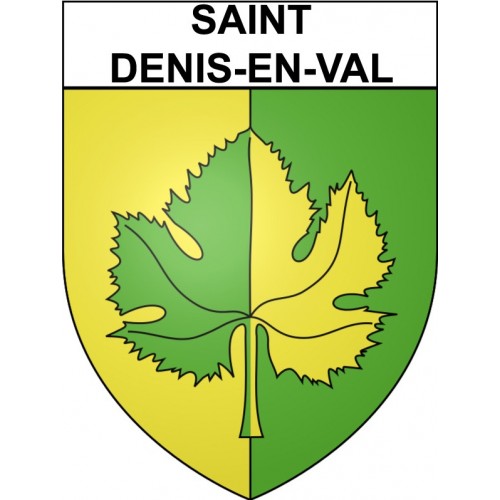 Saint-Denis-en-Val 45 ville Stickers blason autocollant adhésif