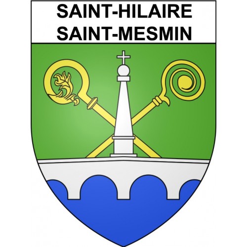 Stickers coat of arms Saint-Hilaire-Saint-Mesmin adhesive sticker
