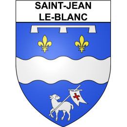 Saint-Jean-le-Blanc 45 ville Stickers blason autocollant adhésif