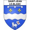 Saint-Jean-le-Blanc 45 ville Stickers blason autocollant adhésif