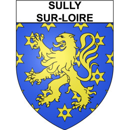 Stickers coat of arms Sully-sur-Loire adhesive sticker
