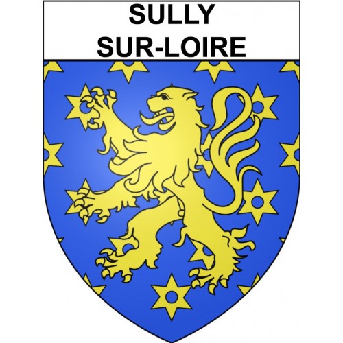 Adesivi stemma Sully-sur-Loire adesivo