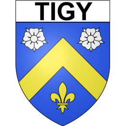 Tigy 45 ville Stickers blason autocollant adhésif