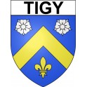Pegatinas escudo de armas de Tigy adhesivo de la etiqueta engomada