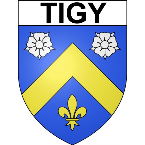 Tigy 45 ville Stickers blason autocollant adhésif